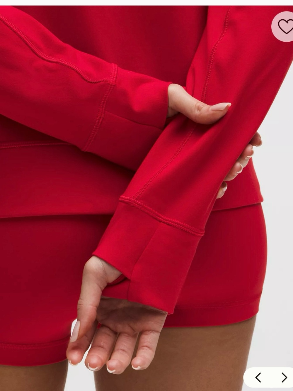 Lululemon Define Oxford Red Luon Track Jacket size 10 - Picture 9 of 13